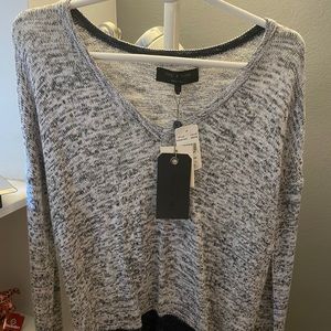 Rag & Bone sweater blue and white pattern